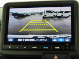リアワイドカメラシステム!従来の視野に加えて、後方側方を約180&deg;まで見えるワイドビューと、後方を真上から見たような視野で駐車時などに便利なトップダウンビューの3つの視野があります!