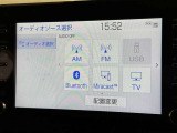 お気に入りの曲をBluetoothで再生できます♪ ドライブがさらに楽しくなりますよ♪