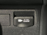 【1500Wアクセサリーコンセント】消費電力1500Wまでの家電が使えます。キャンプやスポーツ・アウトドアでのアクティビティはもちろん、災害・停電の際に大活躍♪