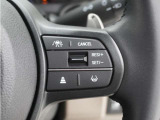 ◆アダプティブクルーズコントロール◆予め設定した車速内でクルマが自動的に加減速。前走車との適切な車間距離を維持しながら追従走行します。【LKAS】車線維持支援システムでステアリング操作を支援。