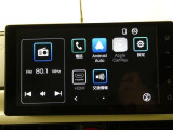 ディスプレイオーディオ装着です。AppleCarPlayやAndroidAutoにてご自分のスマホで慣れ親しんだマップ系・音楽系のアプリを車内にて楽しめます。