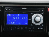 純正デュアルサイズCD・USBコンポ(WX-128CU)搭載です。