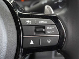 ◆アダプティブクルーズコントロール◆予め設定した車速内でクルマが自動的に加減速。前走車との適切な車間距離を維持しながら追従走行します。【LKAS】車線維持支援システムでステアリング操作を支援。