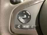 ステアリングにオーディオ操作スイッチが付いています。オーディオ画面に直接タッチしなくても操作が出来ますので、運転に集中できます。