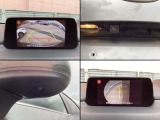 サイド&バックカメラを搭載。車両左側の見にくいところはもちろんのこと、バック時にも映像を出すことができますので狭い駐車場やすれ違い等でも安心してバックができます。