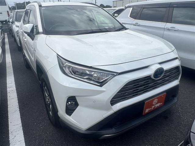 RAV4 2.5 ハイブリッド G E-Four 4WD ワンオーナー 禁煙車 純正9インチナビ