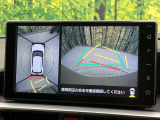 【パノラミックビューモニター】専用のカメラにより、上から見下ろしたような視点で360度クルマの周囲を確認することができます☆死角部分も確認しやすく、狭い場所での切り返しや駐車もスムーズに行えます。
