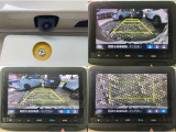 バックカメラに3視点で駐車も安心!