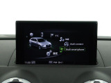 スマートフォンとAudiをUSBケーブルを介し接続。AppleのCarPlayやAndroid Autoのアプリを通じて、スマートフォンのコンテンツをMMIディスプレイに表示します。