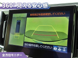 フロントモニター・サイドモニター・バックモニターを使用し、車を上から見たような映像で駐車が出来ます!