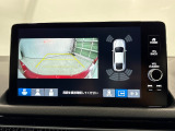 後退時に車両の後ろ側をモニター画面に表示します。車庫入れが苦手な人もこれで安心♪