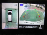 アラウンドビューモニターで車庫入れも空から見ている様に駐車できラクラクです。