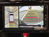 【全周囲モニター】フロント+サイド+バックにカメラが装着されています。車庫入れが苦手な方もこれがあれば安心ですね。