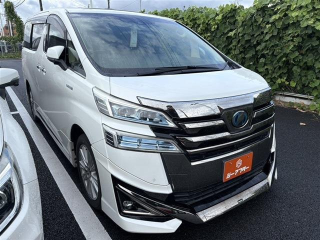 ヴェルファイア ハイブリッド 2.5 V E-Four 4WD 禁煙車 モデリスタフルエアロ サンル...