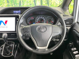 【ステアリングスイッチ】運転中、前方から目線をそらすことなく、オーディオ等の操作が可能な便利機能!安心&快適なドライブを演出してくれます♪