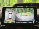 【パノラマモニター】専用のカメラにより、上から見下ろしたような視点で360度クルマの周囲を確認することができます☆死角部分も確認しやすく、狭い場所での切り返しや駐車もスムーズに行えます。