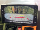 【バックカメラ】駐車時に後方がリアルタイム映像で確認できます。大型商業施設や立体駐車場での駐車時や、夜間のバック時に大活躍!運転スキルに関わらず、今や必須となった装備のひとつです!