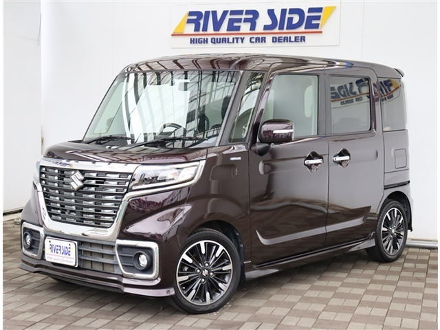 スペーシアカスタム ハイブリッド(HYBRID)  XSターボ 純正8型ナビ フルセグドラレコ ...