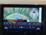 【パノラミックビューモニター】専用のカメラにより、上から見下ろしたような視点で360度クルマの周囲を確認することができます☆死角部分も確認しやすく、狭い場所での切り返しや駐車もスムーズに行えます。