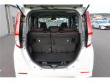 荷室スペースも充分、荷物の収納も楽々です。
