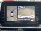 アラウンドビューモニターです☆車の前後左右にカメラがついており駐車時には上から車を見たような画面が見れますので、4方向の状況を確認することができる便利な機能です☆