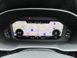 バーチャルコックピット。ODOメーターやオーディオ操作、電話通話選択、MAPの確認まで可能。