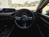 【運転席インテリアデザイン】左右対称のインテリアデザインでドライバーを包み込み運転に集中できるように設計されています。