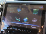 パナソニック製スバル純正ナビ搭載!Bluetooth/TV/DVD/CD/SD/VTR(AUX)/CD録音対応です。【CN-LR820D】※VTR入力はミニプラグ接続です。