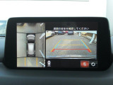360&deg;ビューモニターを搭載しています。コーナーセンサーと合せてお使いいただくことで、安全、安心にお車の取り回しを行っていただけます。