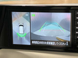 【アラウンドビューモニター】車を上から見下ろしているかのような映像で周囲の状況がひと目で確認、狭い駐車場に駐車するときも安心です♪