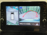 【アラウンドビューモニター】専用のカメラにより、上から見下ろしたような視点で360度クルマの周囲を確認することができます☆死角部分も確認しやすく、狭い場所での切り返しや駐車もスムーズに行えます。