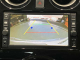 バックカメラが装着されています。ガイド機能付きなので後方の距離もつかみやすくなっています
