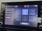 Bluetooth接続やUSB、DISC(CD/DVD)、ラジオなど豊富なオーディオソースに対応。音楽を多彩に楽しめます。