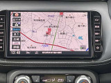 日産オリジナルナビゲーション。9インチワイドモニター。