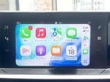 ●Apple Car Play:スマホとの有線接続で、ナビ・オーディオ再生などスマホのアプリ機能が画面でも使える便利機能です!