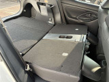 シートが倒せて荷物も楽々