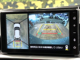 【パノラマモニター】専用のカメラにより、上から見下ろしたような視点で360度クルマの周囲を確認することができます☆死角部分も確認しやすく、狭い場所での切り返しや駐車もスムーズに行えます。