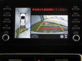 車両を上から見たような映像を映し出すパノラミックビューモニター付きです。