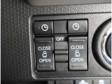両側電動スライドドアのスイッチ付です。車内からもスイッチひとつで楽にドアの開閉が可能です。電動なので開閉時に力を使う必要がなく、半ドアになることもありません!