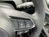 全車速追従機能付(MRCC)アクセルを離しても前方の車に合わせて走行ができます。