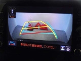 バックガイドモニターを装備しています、車庫入れもラクラクです。