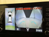 【フロントカメラ】運転席に座った状態で死角になりやすいクルマの前の様子まで確認でき安全ですね♪