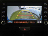 バックガイドモニターで、後方を確認しながら安心して駐車することができます。運転初心者も熟練者も必須の機能ですよ!