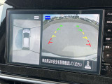 【アラウンドビューモニター】はまるで上から見ているような視点で周囲を確認できます!駐車が苦手な方でも安心して駐車できますね♪