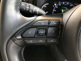 【ステアリングスイッチ】左です。ハンドルから手を離さず、運転に集中したまま手元でオーディオ操作等ができます。