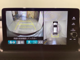 全周囲カメラ搭載☆運転席にいながら車全周囲が確認できるので駐車がスムーズに行なえます。駐車も楽々!