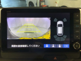 リアカメラ付で、後方をナビ画面で確認。車庫入れも安心です。もちろん、バックギアと連動しています。