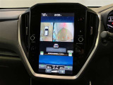 【パノラミックビュー&バックビュー】駐車時の安全確認をする為に車両上方からの映像と後方カメラからのを同時に表示しバックガイドも付いているのでバックの苦手な方でも安心して運転出来ますよ。