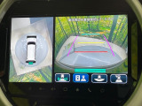【全方位モニター用カメラ】専用のカメラにより、上から見下ろしたような視点で360度クルマの周囲を確認することができます☆死角部分も確認しやすく、狭い場所での切り返しや駐車もスムーズに行えます。