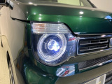 LEDヘッドライトで夜道も安心!
